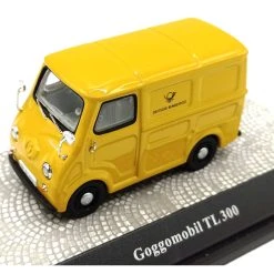Gebraucht PremiumX 006768 Goggomobil Tl300 "Deutsche Post" Gelb Maßstab Ca. 1:43 Modellauto (NOS)