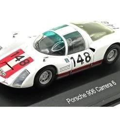 Sonstige NOS! Dingler Models 015596 Porsche 906 Carrera 6 #148 Weiss 1966 Maßstab 1:43 Modellauto