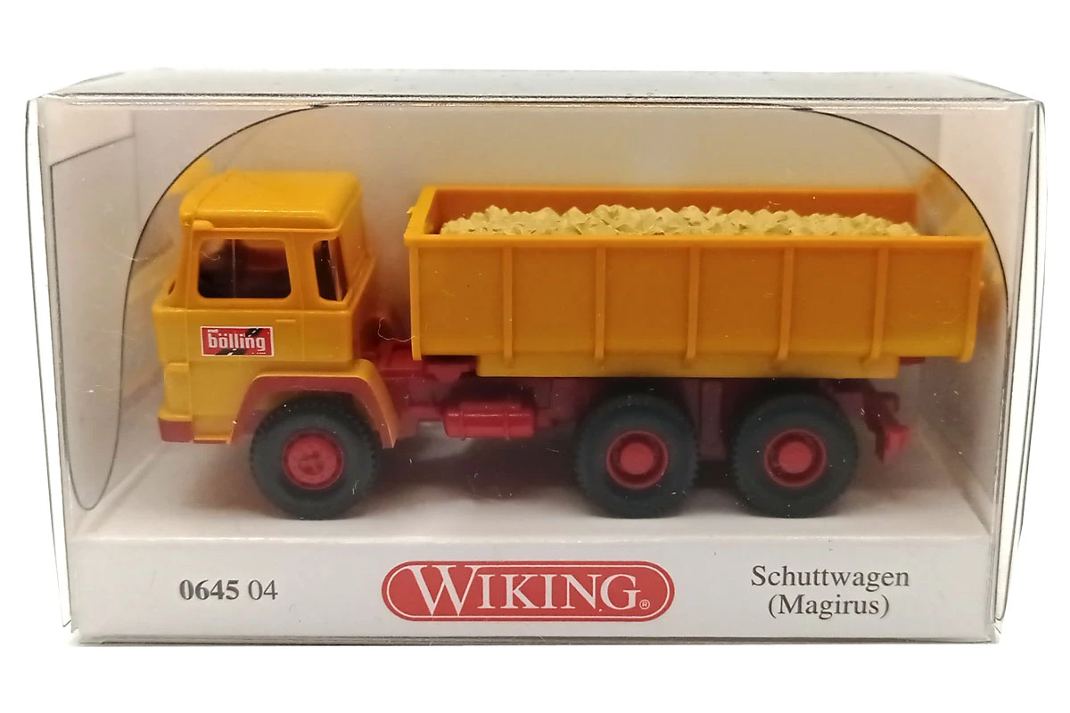 Wiking 064504 Magirus Schuttwagen "Bölling" Orange Maßstab 1:87 (NOS) 2 Wiking 064504 Magirus Schuttwagen "Bölling" Orange Maßstab 1:87 (NOS) - Image 2