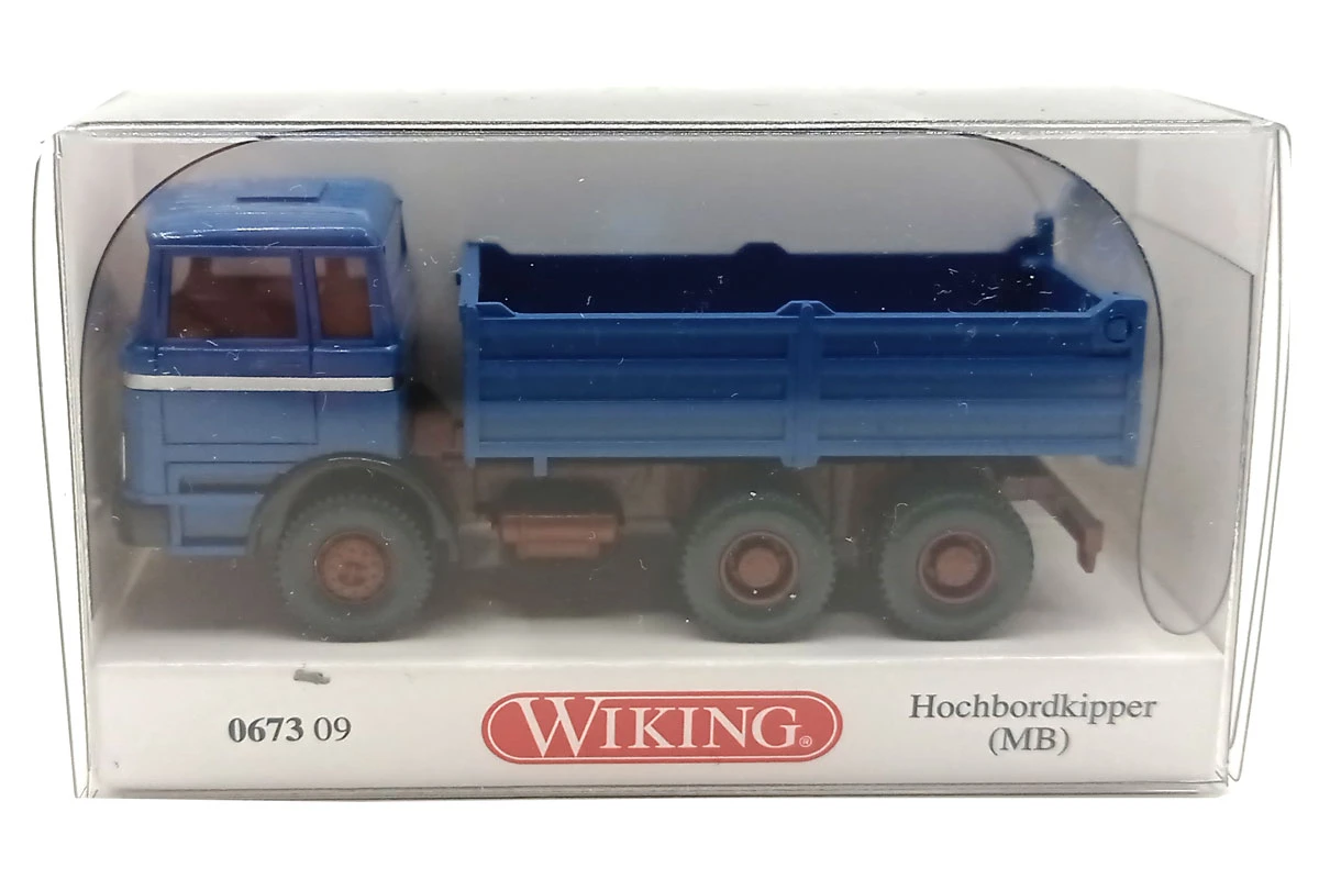 Wiking 067309 Mercedes Benz Hochbordkipper Azurblau Maßstab 1:87 Modellauto (NOS) 2 Wiking 067309 Mercedes Benz Hochbordkipper Azurblau Maßstab 1:87 Modellauto (NOS) - Image 2