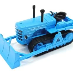 Wiking 084436 Hanomag K55 Raupenschlepper Mit Räumschild Hellblau Maßstab 1:87 Modellauto (NOS)