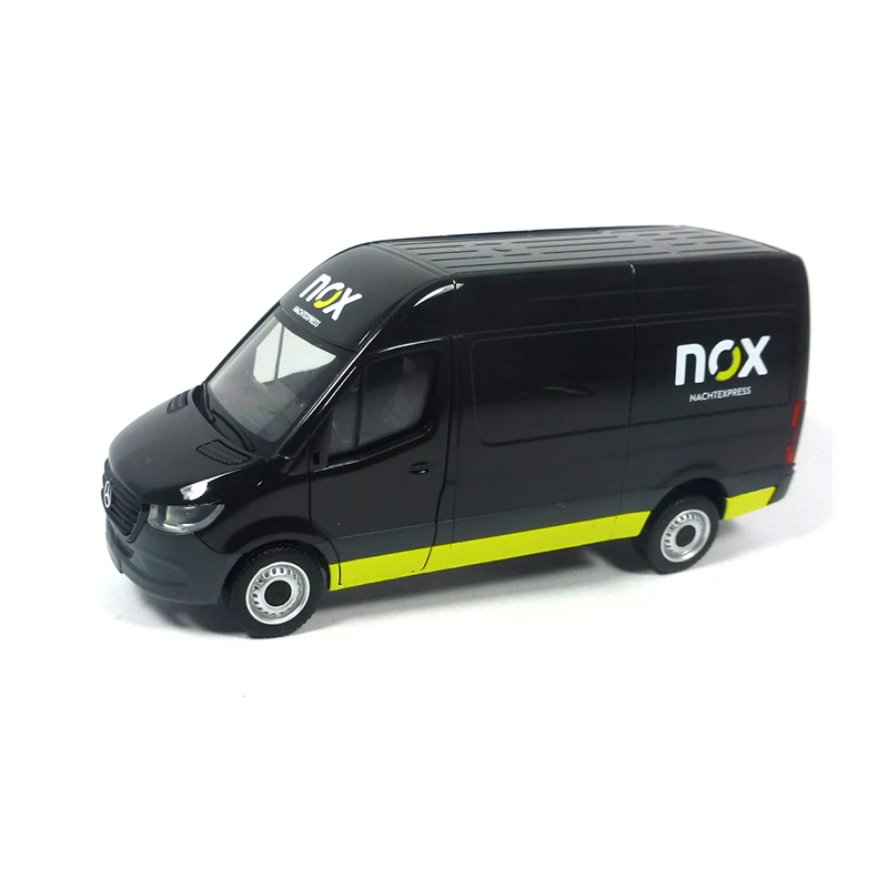 Herpa 096102 Mercedes Benz Sprinter Kasten 2018 "NOX Nachtexpress" Schwarz Maßstab 1:87 Modellauto 1 Herpa 096102 Mercedes Benz Sprinter Kasten 2018 "NOX Nachtexpress" Schwarz Maßstab 1:87 Modellauto