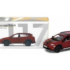 Tiny #117 Toyota RAV4 Rot Metallic (RHD) Maßstab 1:64 Modellauto -Modellauto Geschäft 117 3 Toyota RAV4 rot metallic