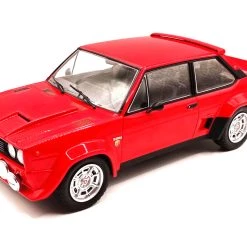 SOLIDO IXO Models 18CMC003 Fiat 131 Abarth Rot 1980 Maßstab 1:18 Modellauto (NOS)