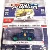 Chase Car! Greenlight 42980-A Jeep DJ-5 "Indianapolis Police" Dunkelblau Green Machine 1974 - Hot Pu