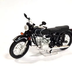 Sonstige Atlas 7168118 Motorrad KMZ Dnepr MT 10 Schwarz Maßstab 1:24 Modell (NOS)