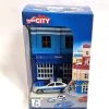 Herpa City 800006 BMW M5 Polizei Silber/blau Diorama Mit Haus Maßstab 1:64 Modellauto