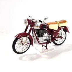 Sonstige Atlas 7168101 Motorrad Simson 425 S Dunkelrot/silber Maßstab 1:24 Modell (NOS)