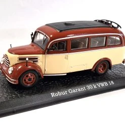 Sonstige Atlas 7167102 Robur Garant 30 K VWB 18 Kleinbus Braun/beige Maßstab 1:43 Modell (NOS)