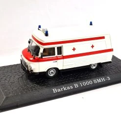 Sonstige Atlas 7167104 Barkas B 1000 SMH-3 Krankenwagen Weiss/rot Maßstab 1:43 Modell (NOS)