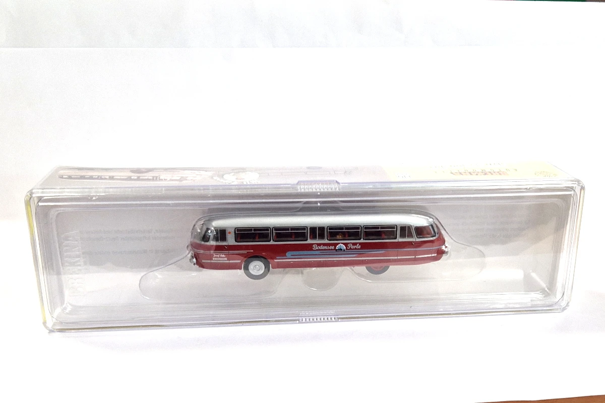 Brekina 59351 NWF BS 300 Bus "Bodensee Perle" Rot/silber Maßstab 1:87 Modellauto (NOS) 1 Brekina 59351 NWF BS 300 Bus "Bodensee Perle" Rot/silber Maßstab 1:87 Modellauto (NOS)
