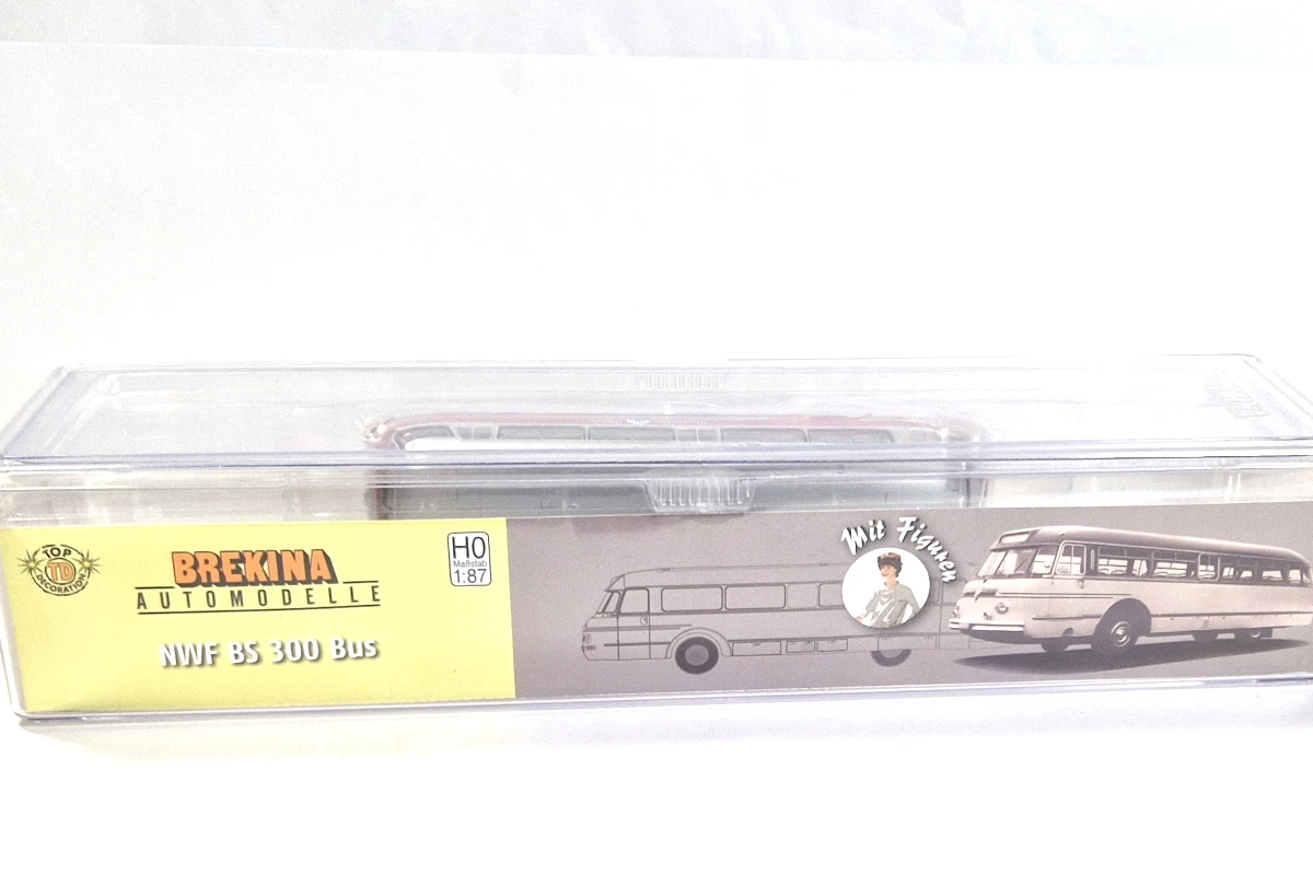 Brekina 59351 NWF BS 300 Bus "Bodensee Perle" Rot/silber Maßstab 1:87 Modellauto (NOS) 2 Brekina 59351 NWF BS 300 Bus "Bodensee Perle" Rot/silber Maßstab 1:87 Modellauto (NOS) - Image 2