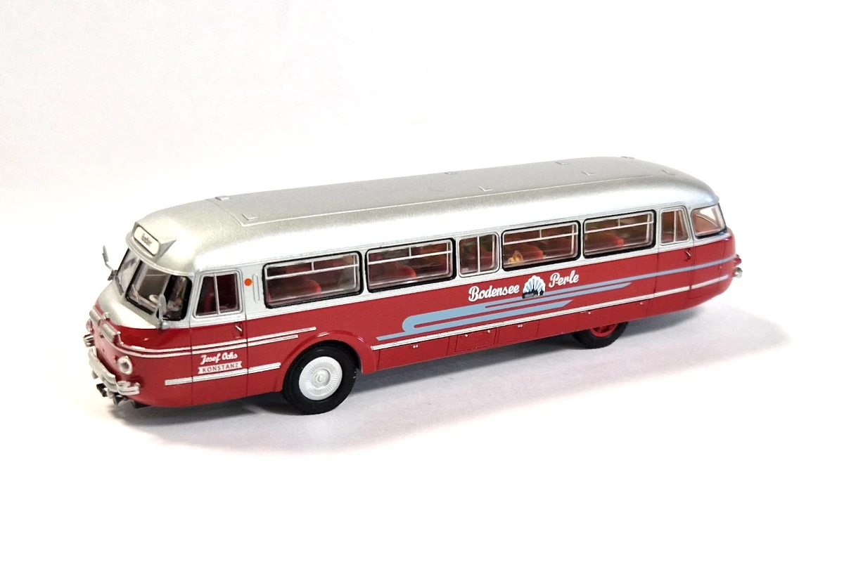 Brekina 59351 NWF BS 300 Bus "Bodensee Perle" Rot/silber Maßstab 1:87 Modellauto (NOS) 3 Brekina 59351 NWF BS 300 Bus "Bodensee Perle" Rot/silber Maßstab 1:87 Modellauto (NOS) - Image 3