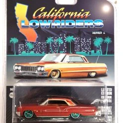 Chase Car! Greenlight 63030-B Chevrolet Impala Rot Metallic 1964 - California Lowriders 2 Maßstab 1: