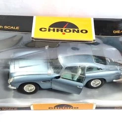 Sonstige Chrono H1003 Aston Martin DB5 Ice Blue Metallic 1963 Maßstab 1:18 Modellauto (NOS) -Modellauto Geschäft 20230525 112450