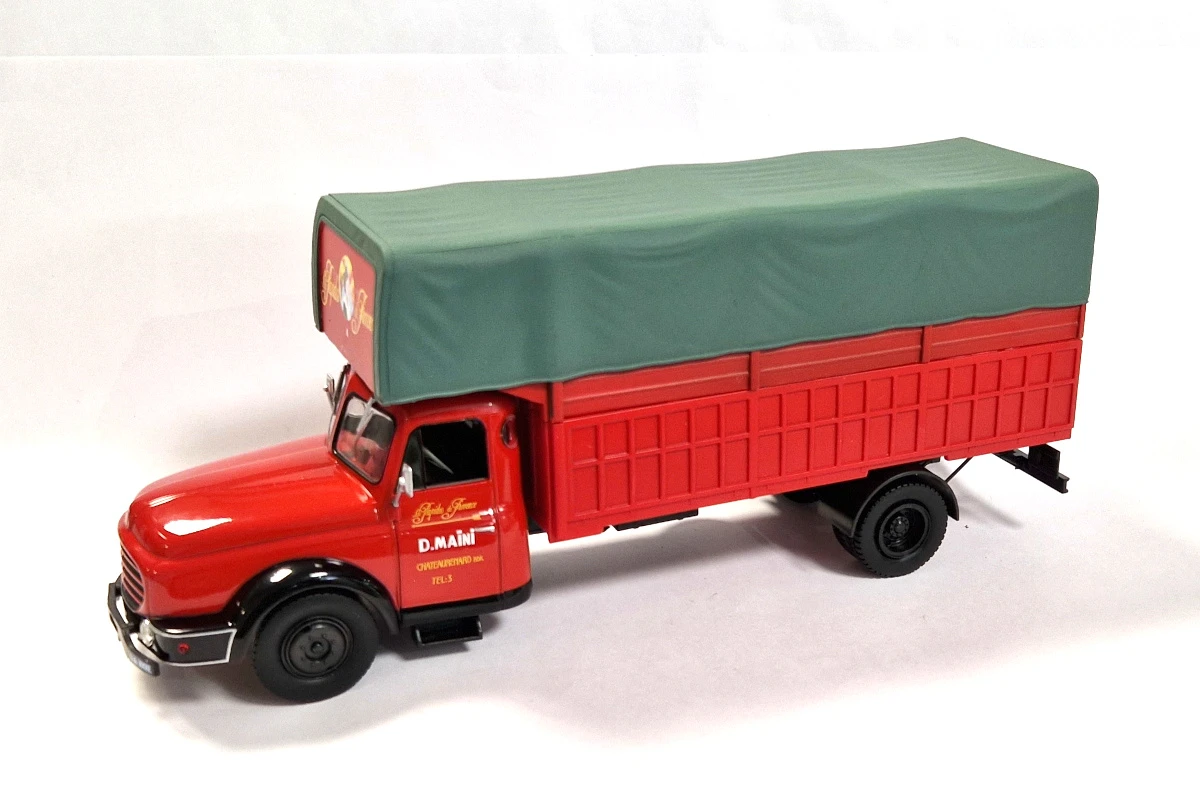 Sonstige Atlas 203182 Willeme LC 610 Hochwand Pritsche Rot/grau LKW Maßstab 1:43 Modell (NOS) 1 Sonstige Atlas 203182 Willeme LC 610 Hochwand Pritsche Rot/grau LKW Maßstab 1:43 Modell (NOS)