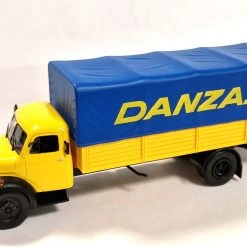 Sonstige Atlas 203070 Deutz Pritsche Plane "Danzas" Gelb/blau LKW Maßstab 1:43 Modell (NOS)
