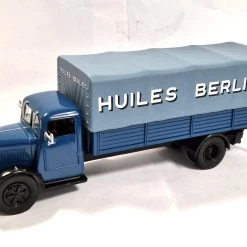 Sonstige Atlas 175460 Berliet GDR 7W Pritsche/Plane Blau LKW Maßstab 1:43 Modell (NOS)