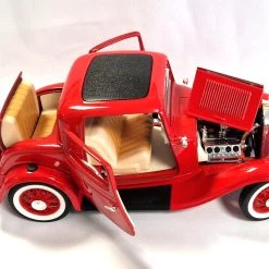 Sonstige Gebraucht! Road Legends 92248 Ford Coupe 3-Window Rot 1932 Maßstab 1:18 - Fast Wie Neu (Yatming) -Modellauto Geschäft 20230612 140302