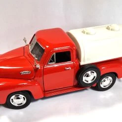 Sonstige Gebraucht! Mira 6220 Chevrolet Pickup Mit Tank Rot 1953 Maßstab 1:18 - Fast Wie Neu