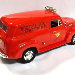 Gebraucht! Mira Solido 8088 Chevrolet Panel Truck "Boston Fire Dep." Rot 1950 Maßstab 1:18 - Fast Wi -Modellauto Geschäft 20230616 134827