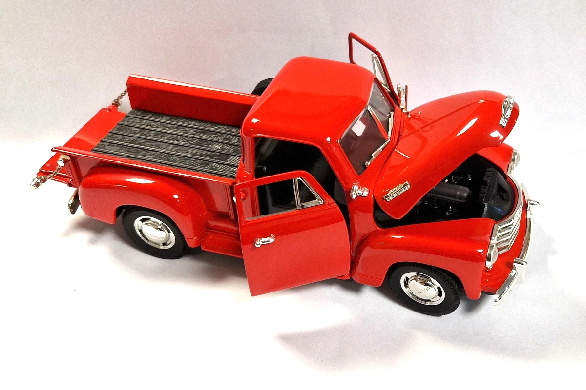 Gebraucht! Mira Solido 8091 Chevrolet Pickup Truck Rot 1953 Maßstab 1:18 - Fast Wie Neu 3 Gebraucht! Mira Solido 8091 Chevrolet Pickup Truck Rot 1953 Maßstab 1:18 - Fast Wie Neu - Image 3