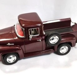 SOLIDO Gebraucht! Mira Ford F-100 Pickup Braun Metallic 1956 Maßstab 1:18 - Leicht Bespielt