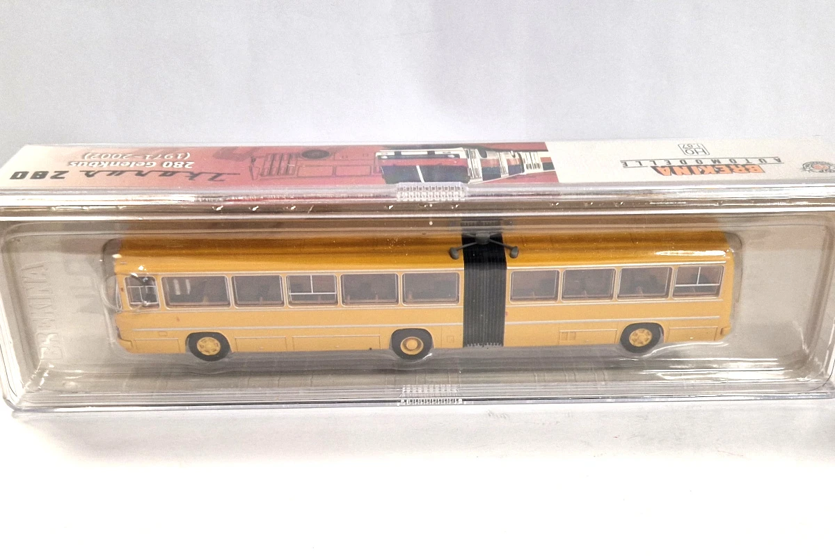 Brekina 59700 Ikarus 280 Gelenkbus Senffarben Matt Maßstab 1:87 Modellauto NOS 1 Brekina 59700 Ikarus 280 Gelenkbus Senffarben Matt Maßstab 1:87 Modellauto NOS