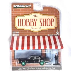 Chase Car! Greenlight 97100-E Ford LTD Crown Victoria Schwarz/grün Maßstab 1:64 Modellauto