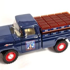 Sonstige Gebraucht! Road Signature 92319 Ford F-250 Pickup Truck "Samuel Adams" Blau 1959 Maßstab 1:18 - Fast