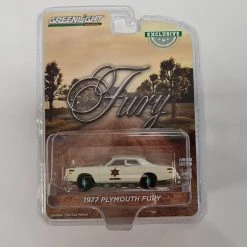 Chase Car Greenlight 30316 Plymouth Fury "Sheriff Hazzard Country" Beige/grün 1977 Maßstab 1:64 Mode