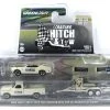 Greenlight 31140-B Ford F-100 1969 + Ford Mustang Boss 429 Weiss - Racing Hitch & Tow 4 Maßstab 1:64