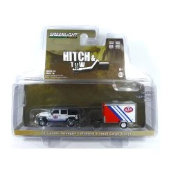 Greenlight 32180-B Jeep Wrangler Unlimited "STP" Mit Anhänger 2015 - Hitch & Tow 18 Maßstab 1:64 Mod