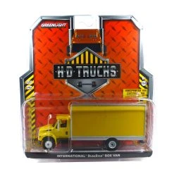 Greenlight 33180-B International Dura Star Box Van Gelb - HD Trucks 18 Maßstab 1:64 Modellauto