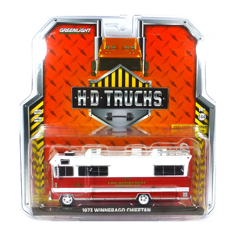 Greenlight 33220-C Winnebago Chieftan "Joliet Fire Department" Rot/weiss - HD Trucks 22 Maßstab 1:64 1 Greenlight 33220-C Winnebago Chieftan "Joliet Fire Department" Rot/weiss - HD Trucks 22 Maßstab 1:64