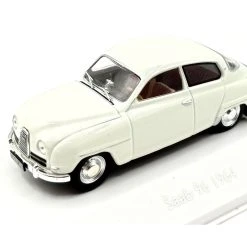 Sonstige Atlas 3898002 Saab 96 Weiss 1964 Maßstab 1:43 Modellauto (NOS)