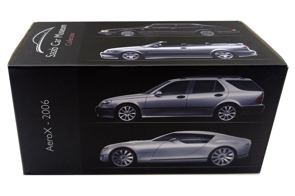 Sonstige Atlas 3898007 Saab AeroX Concept Car Weiss Metallic 2006 Maßstab 1:43 Modellauto (NOS) 2 Sonstige Atlas 3898007 Saab AeroX Concept Car Weiss Metallic 2006 Maßstab 1:43 Modellauto (NOS) - Image 2