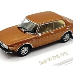 Sonstige Atlas 3898022 Saab 99 EMS Braun Metallic 1972 Maßstab 1:43 Modellauto (NOS)