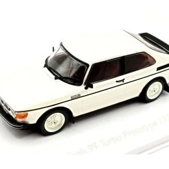Sonstige Atlas 3898034 Saab Ur-99 Turbo Prototype Weiss 1977 Maßstab 1:43 Modellauto (NOS)