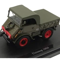 Sonstige NOS! Philatelie Liechtenstein 463.14.03 Unimog Dunkelgrün 1953 Maßstab 1:43 Modellauto