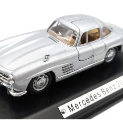 Sonstige Gebraucht NOS! Atlas 7129101 Mercedes Benz 300 SL Silber Maßstab 1:43 Modellauto
