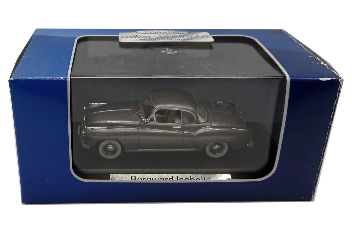 Sonstige NOS! Atlas 7129105 Borgward Isabella Grau Metallic 1957 Maßstab 1:43 Modellauto 2 Sonstige NOS! Atlas 7129105 Borgward Isabella Grau Metallic 1957 Maßstab 1:43 Modellauto - Image 2