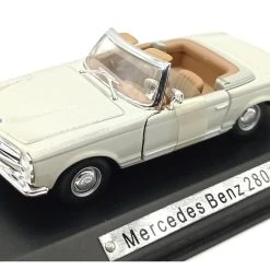 Sonstige NOS! Atlas 7129106 Mercedes Benz 280 SL Beige 1968 Maßstab 1:43 Modellauto