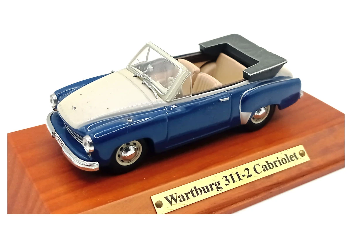 Sonstige Atlas 7130102 Wartburg 311-2 Cabrio Blau/creme 1957 Maßstab 1:43 Modellauto (NOS) 1 Sonstige Atlas 7130102 Wartburg 311-2 Cabrio Blau/creme 1957 Maßstab 1:43 Modellauto (NOS)