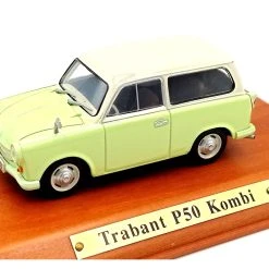 Sonstige NOS! Atlas 7130105 Trabant P50 Kombi Hellgrün/creme 1962 Maßstab 1:43 Modellauto
