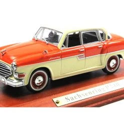 Sonstige Atlas 7130108 Sachsenring P240 Orange/creme 1958 Maßstab 1:43 Modellauto (NOS)