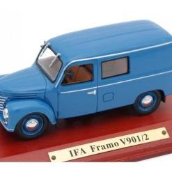 Sonstige Atlas 7130111 IFA Framo 901/2 KO Blau Maßstab 1:43 Modellauto (NOS)