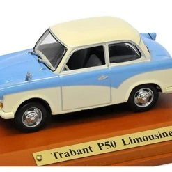 Sonstige NOS! Atlas 7130119 Trabant P50 Limousine Hellblau/creme 1962 Maßstab 1:43 Modellauto