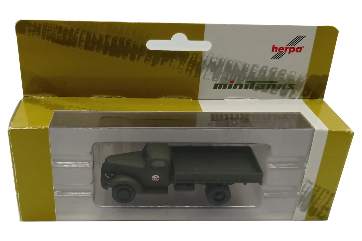 NOS! Herpa 744096 ZIL 164 Pritschen-LKW Oliv Maßstab 1:87 Modellauto 2 NOS! Herpa 744096 ZIL 164 Pritschen-LKW Oliv Maßstab 1:87 Modellauto - Image 2