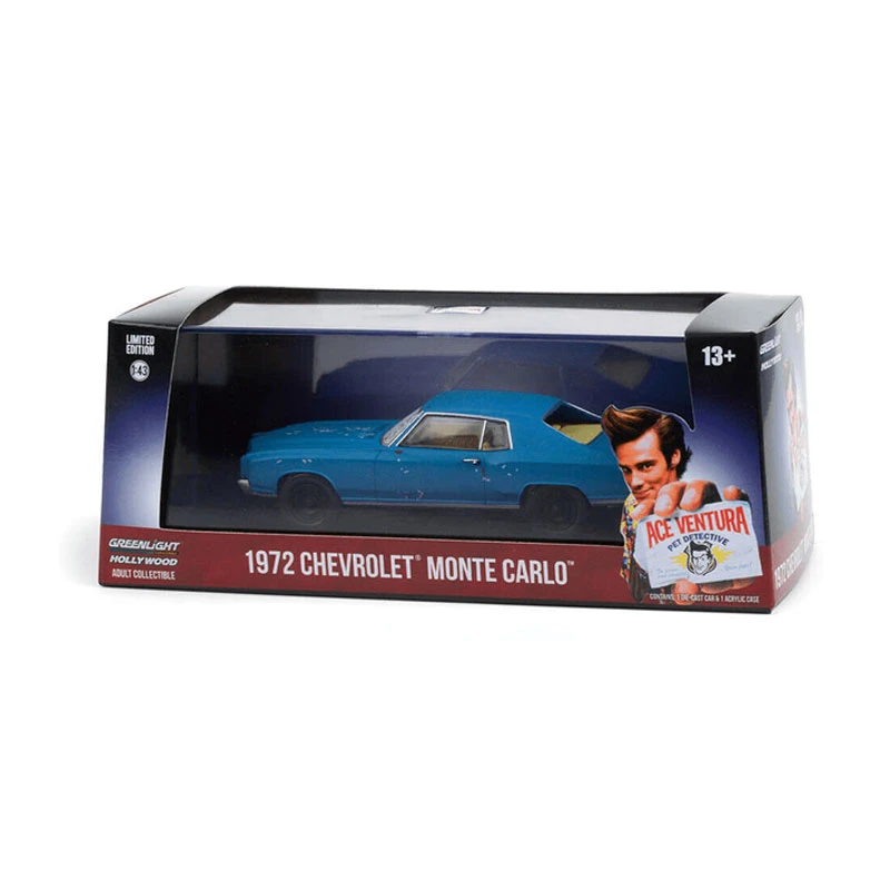 Greenlight 86564 Chevrolet Monte Carlo Matt Blau 1972 Maßstab 1:43 Modellauto 2 Greenlight 86564 Chevrolet Monte Carlo Matt Blau 1972 Maßstab 1:43 Modellauto - Image 2